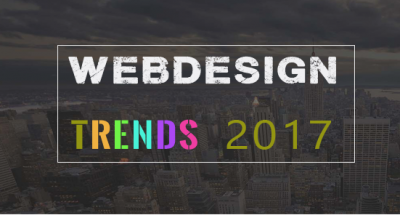 Top 5 Webdesign trends 2017